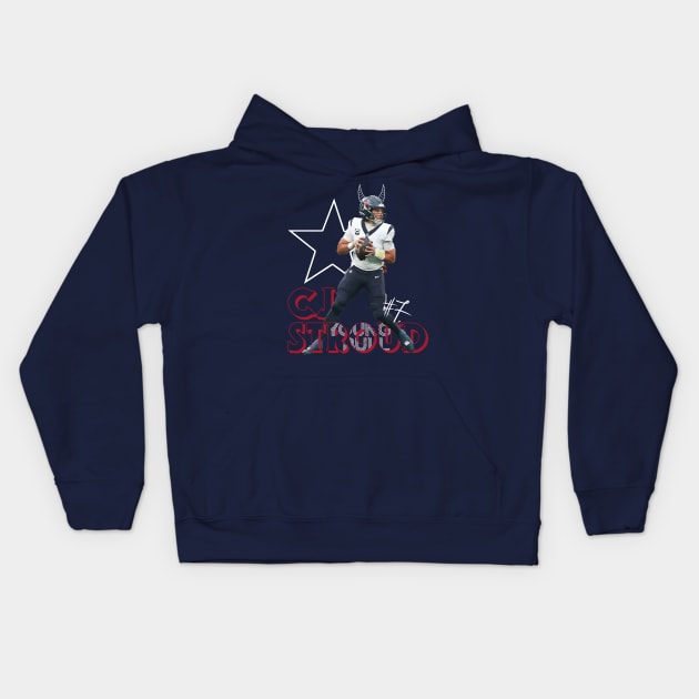 CJ Stroud Kids Hoodie by CovpaTees